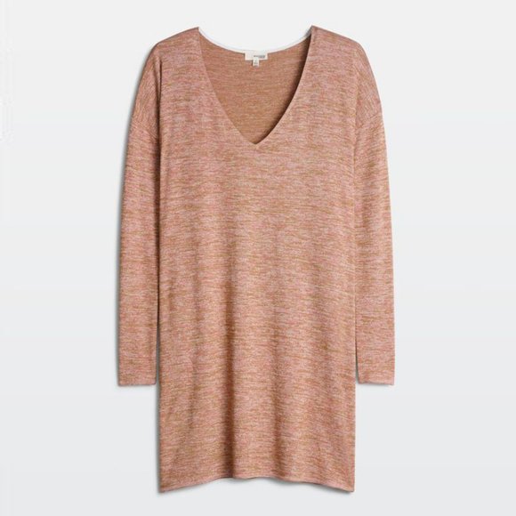 Aritzia Dresses & Skirts - Aritzia Wilfred Free Gail Oversized V Neck Dress